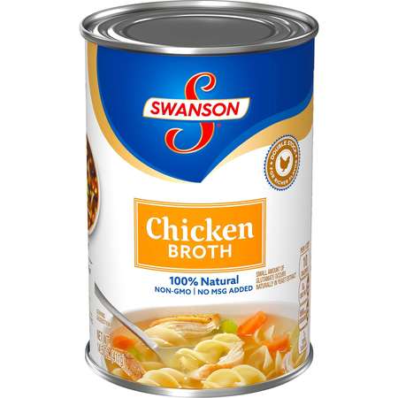 SWANSON Soup Chicken Broth 14.5 oz., PK24 000002431